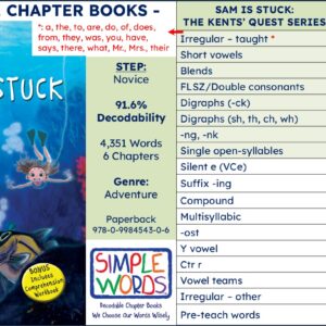 #6: Sam Is Stuck: Paperback with BONUS Comprehension and Phonics WB