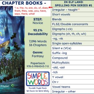 #6: Spelling Pen In Elf Land: Paperback with BONUS Comprehension WB